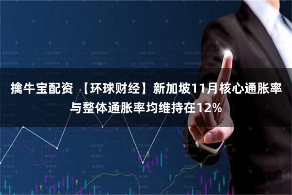 擒牛宝配资 【环球财经】新加坡11月核心通胀率与整体通胀率均维持在12%